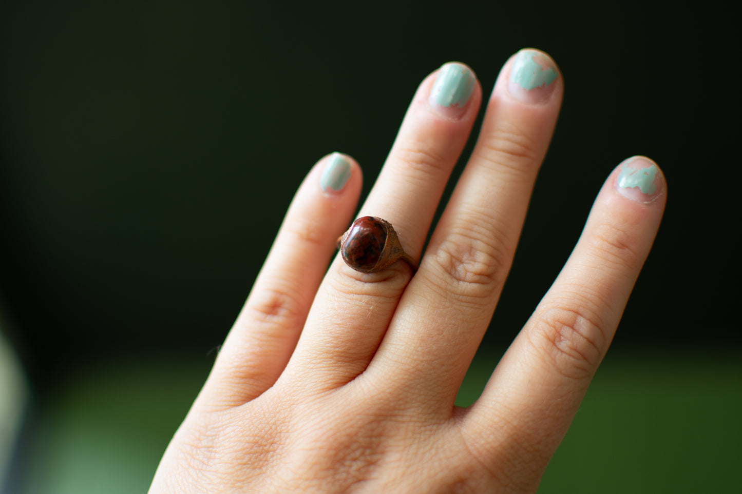 Mahogany Jasper Ring-size 5