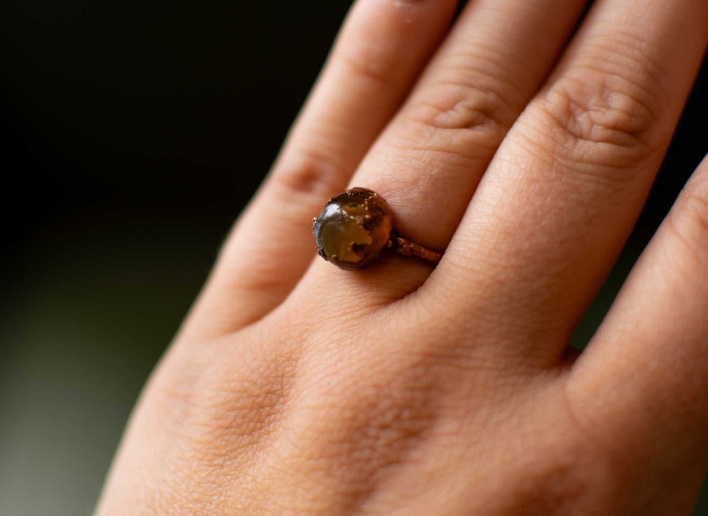 Yellow Onyx Ring – Size 6.5
