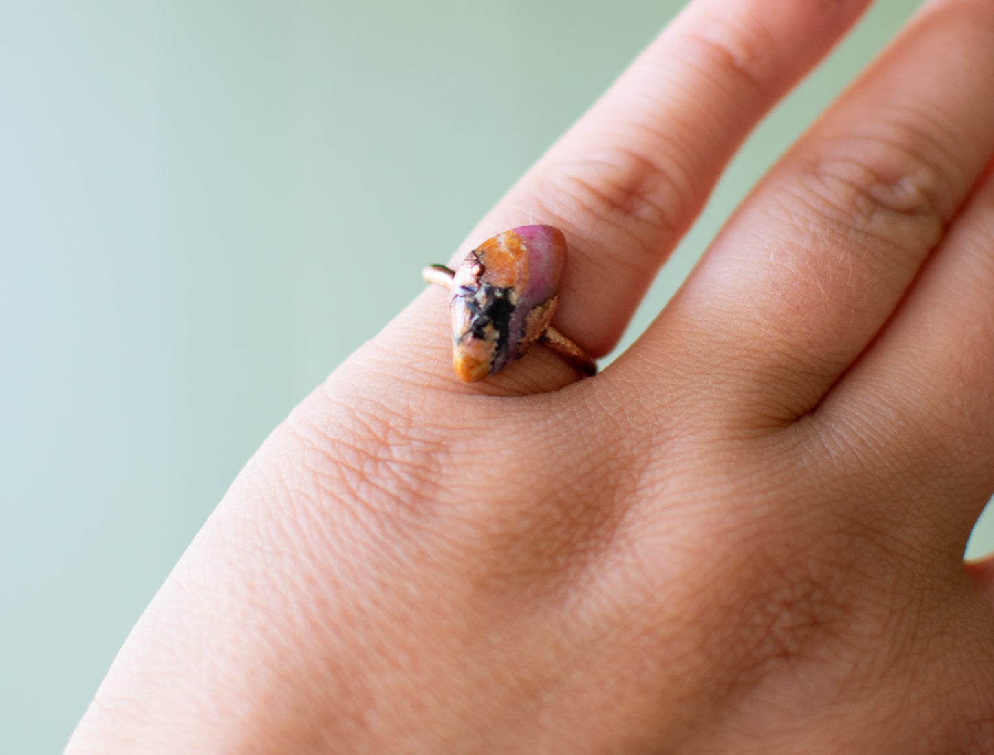 Rhodonite Ring