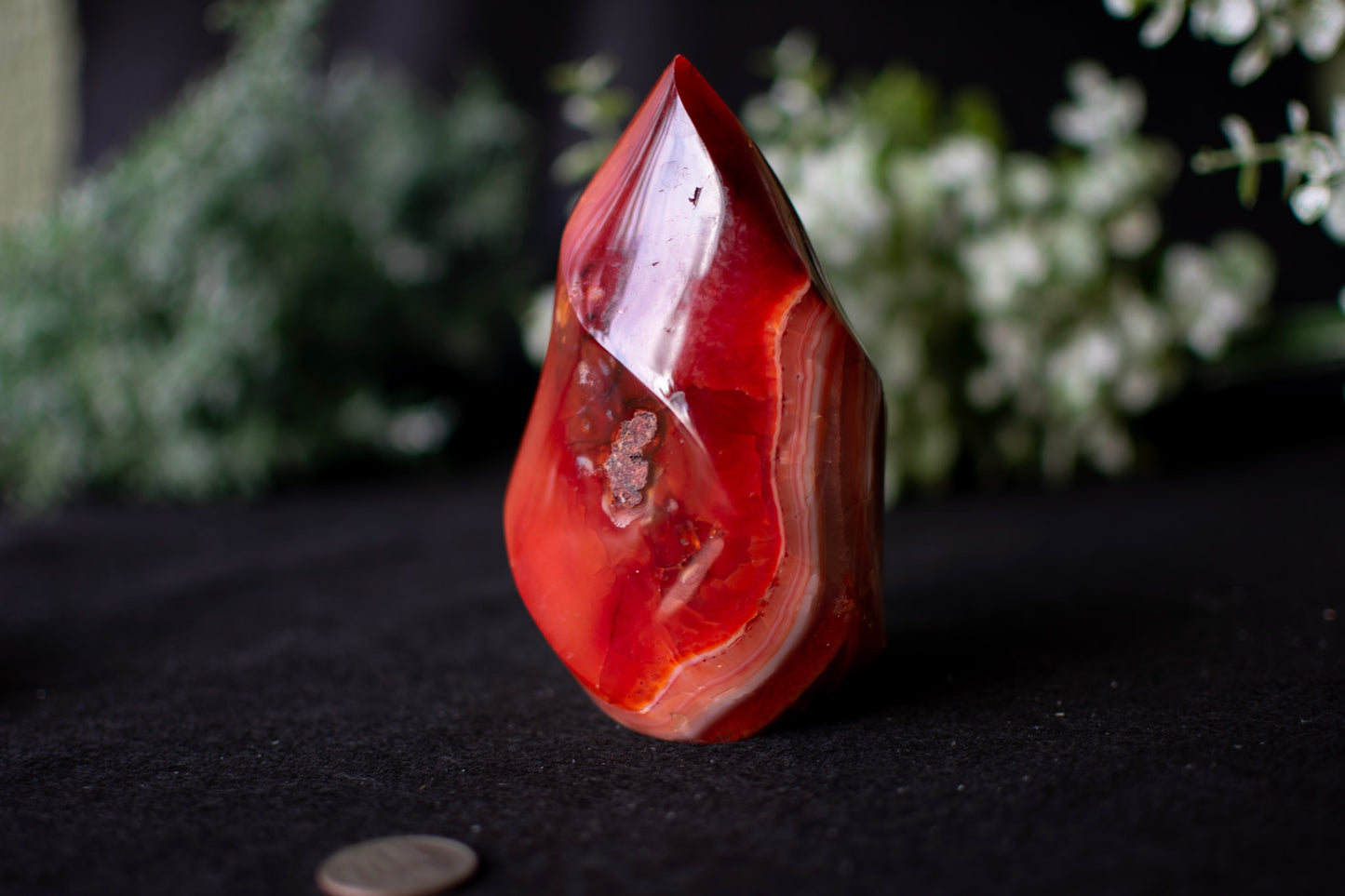 Large Carnelian Flame