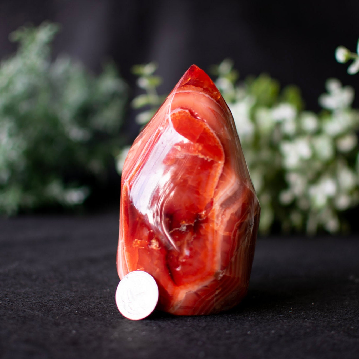 Large Carnelian Flame