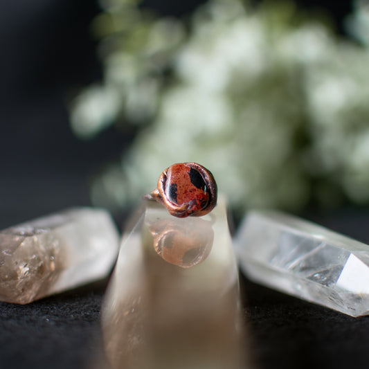 Mahogany Jasper Ring – Size 5.5