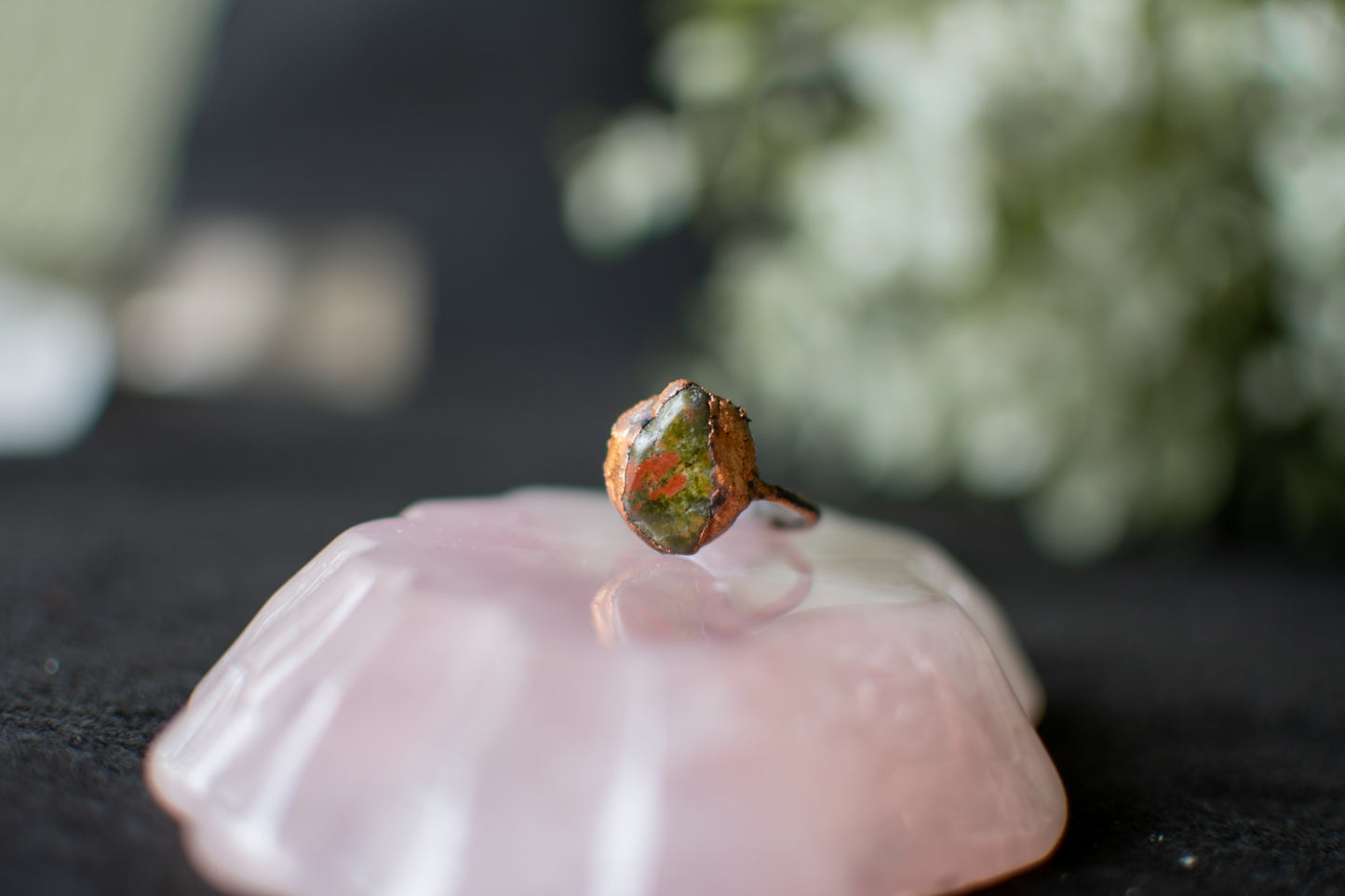 Dragon Bloodstone Ring-size 7