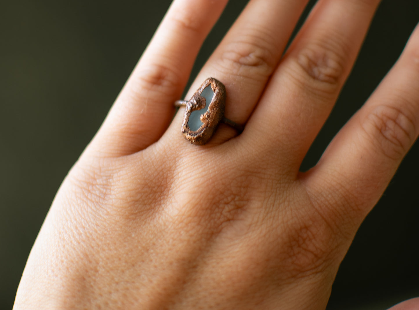 Aquamarine Ring- size 8
