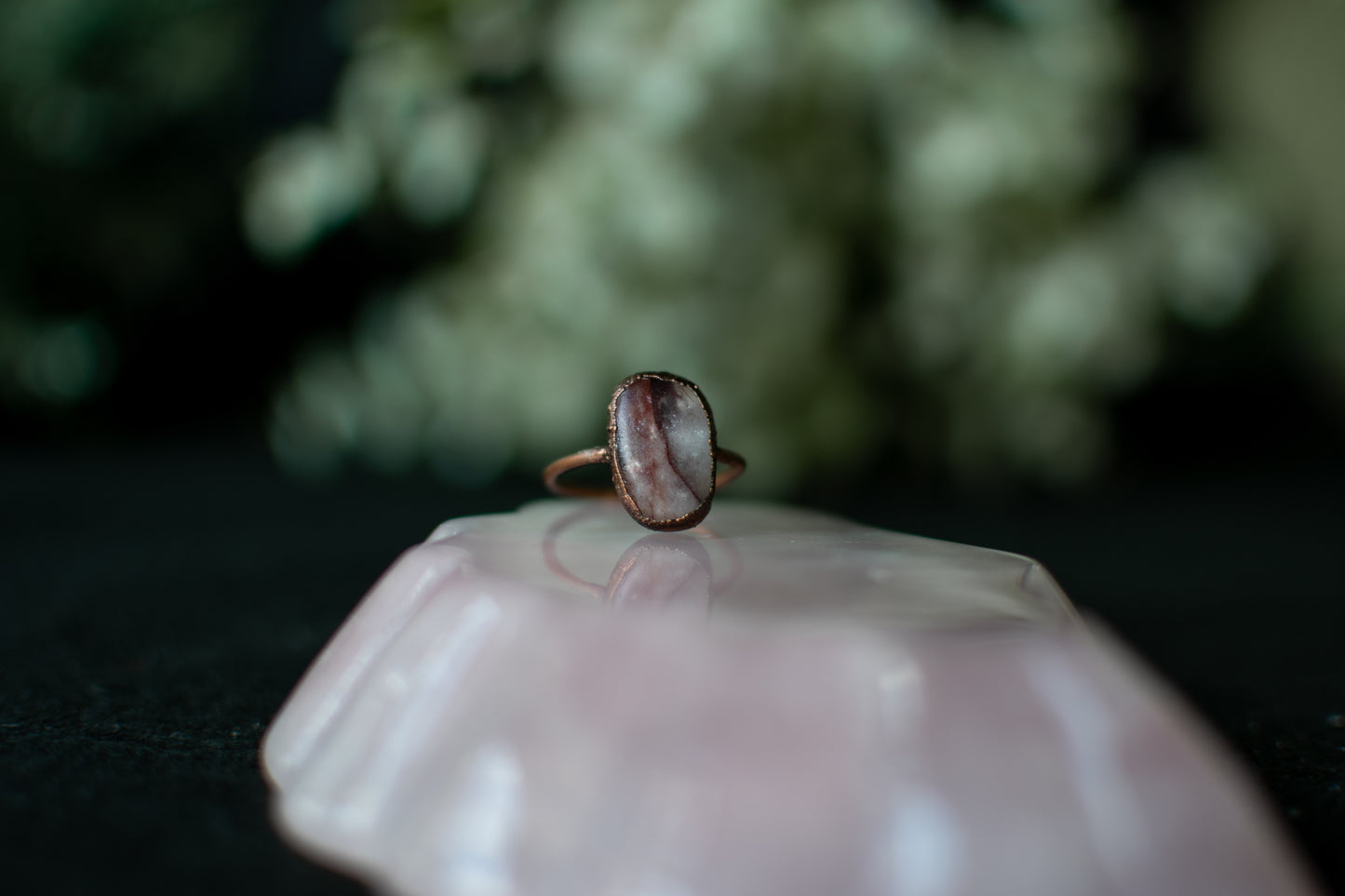 Fire Quartz Ring-size 8.5