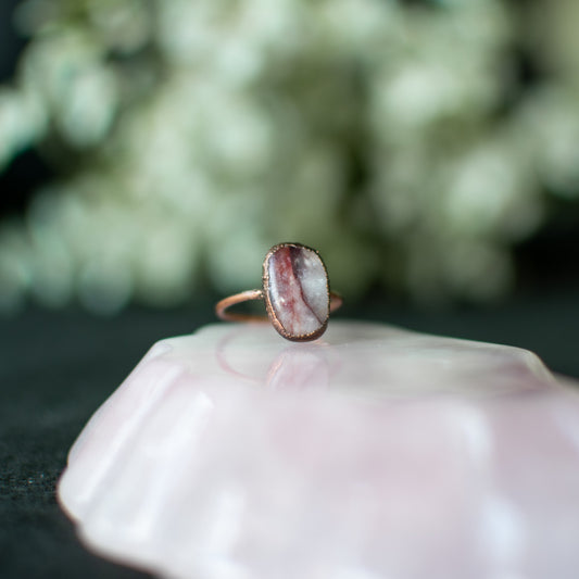 Fire Quartz Ring-size 8.5