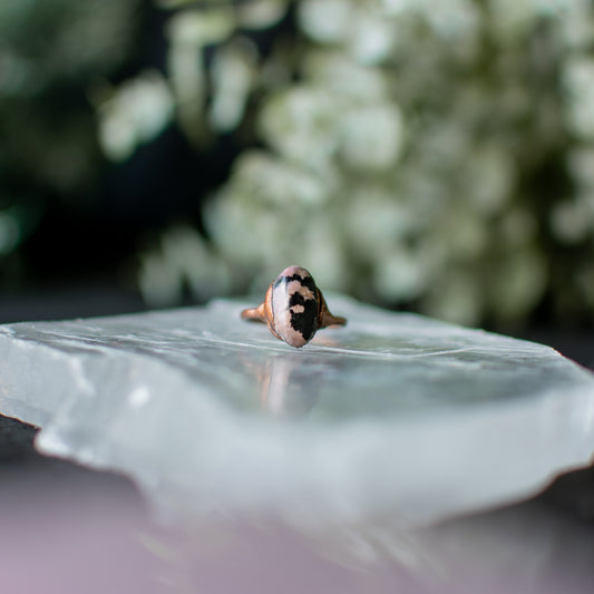 Rhodonite Ring- Size 6