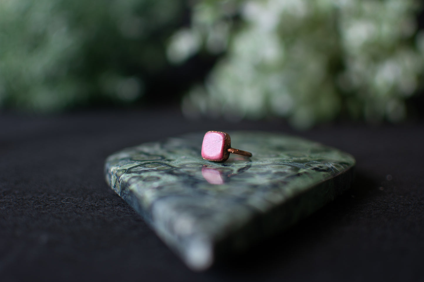 Rhodonite Ring- Size 4