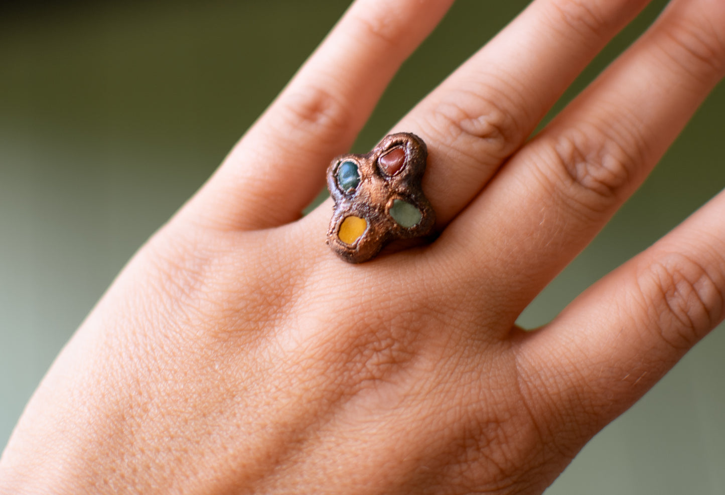Jasper Ring- size 7.5