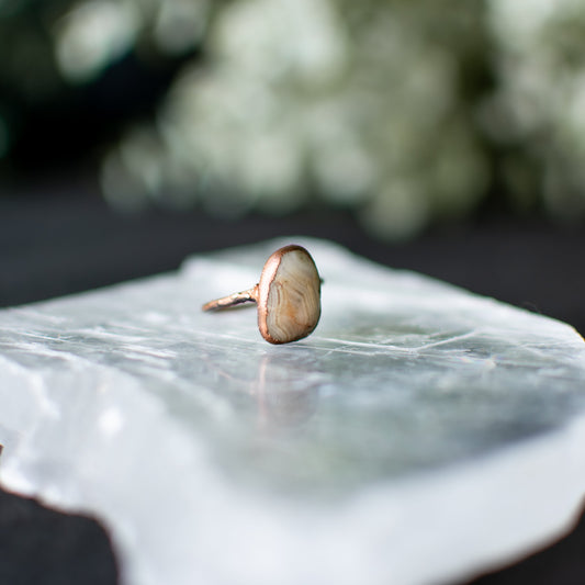 Agate Ring size 7