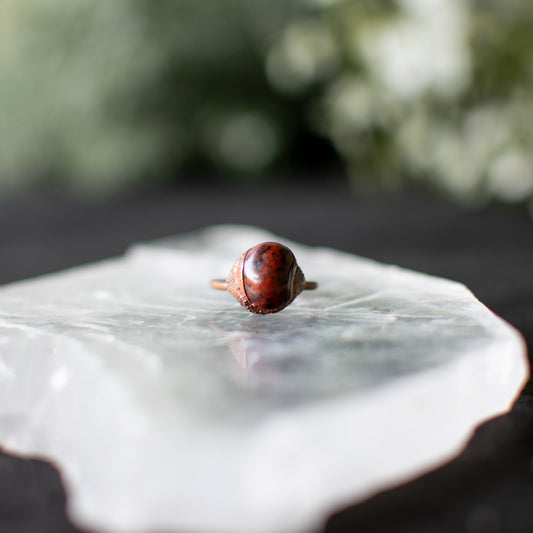 Mahogany Jasper Ring-size 5