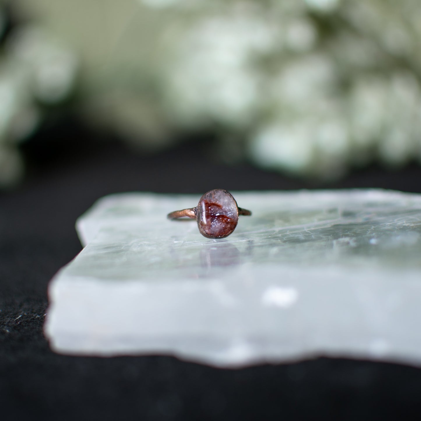 Fire Quartz Ring- Size 7