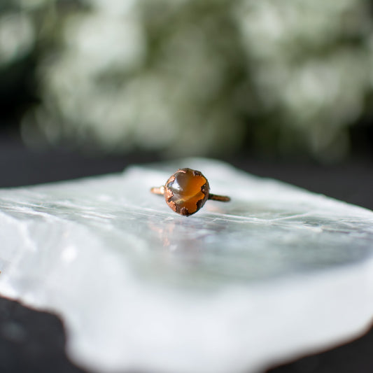 Yellow Onyx Ring – Size 6.5