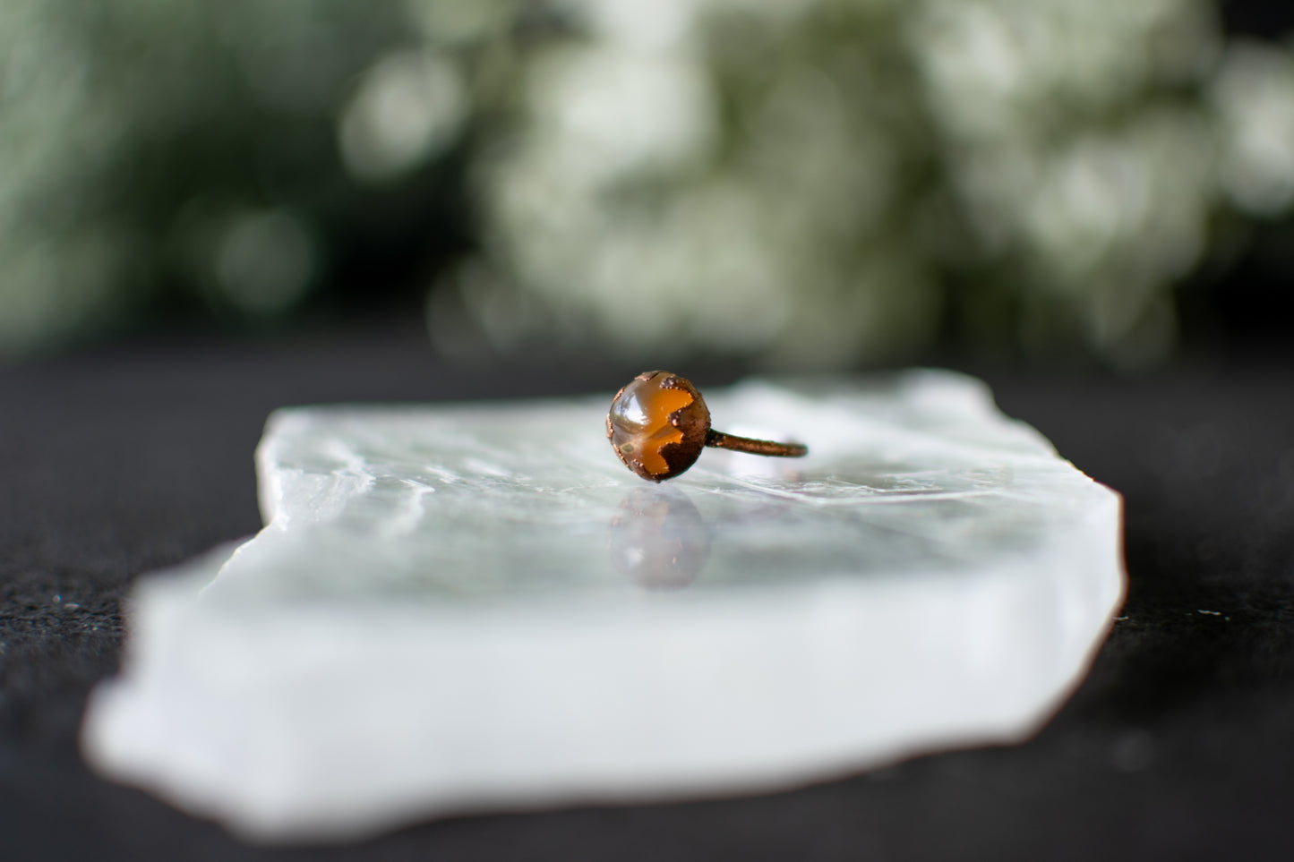 Yellow Onyx Ring – Size 6.5