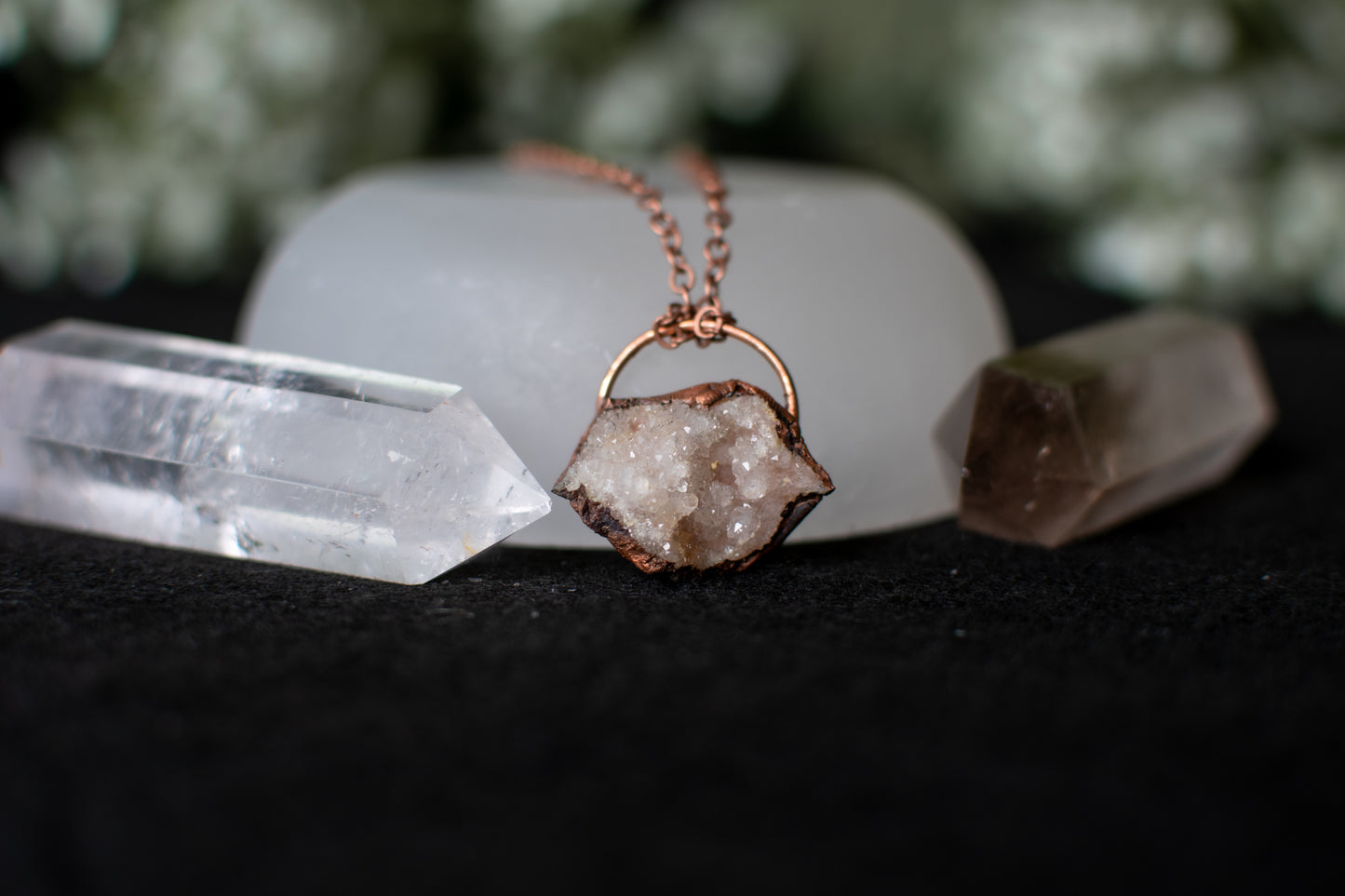 Quartz Cluster Pendant