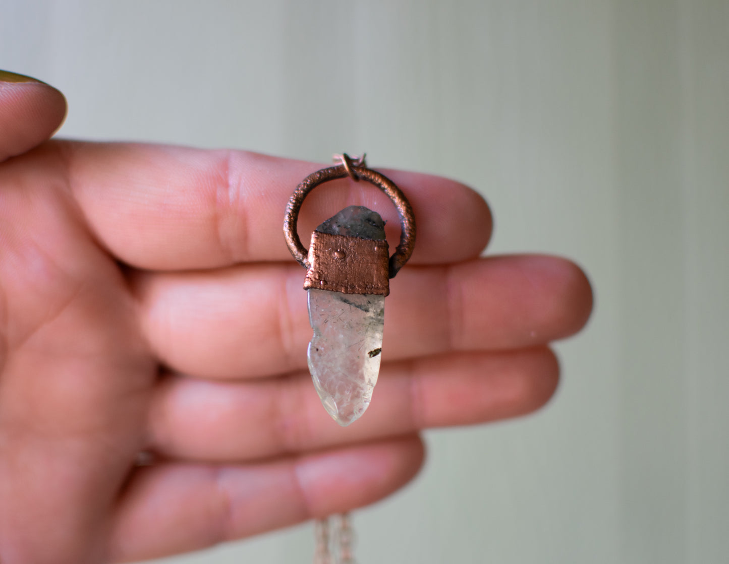 Prehnite Pendant
