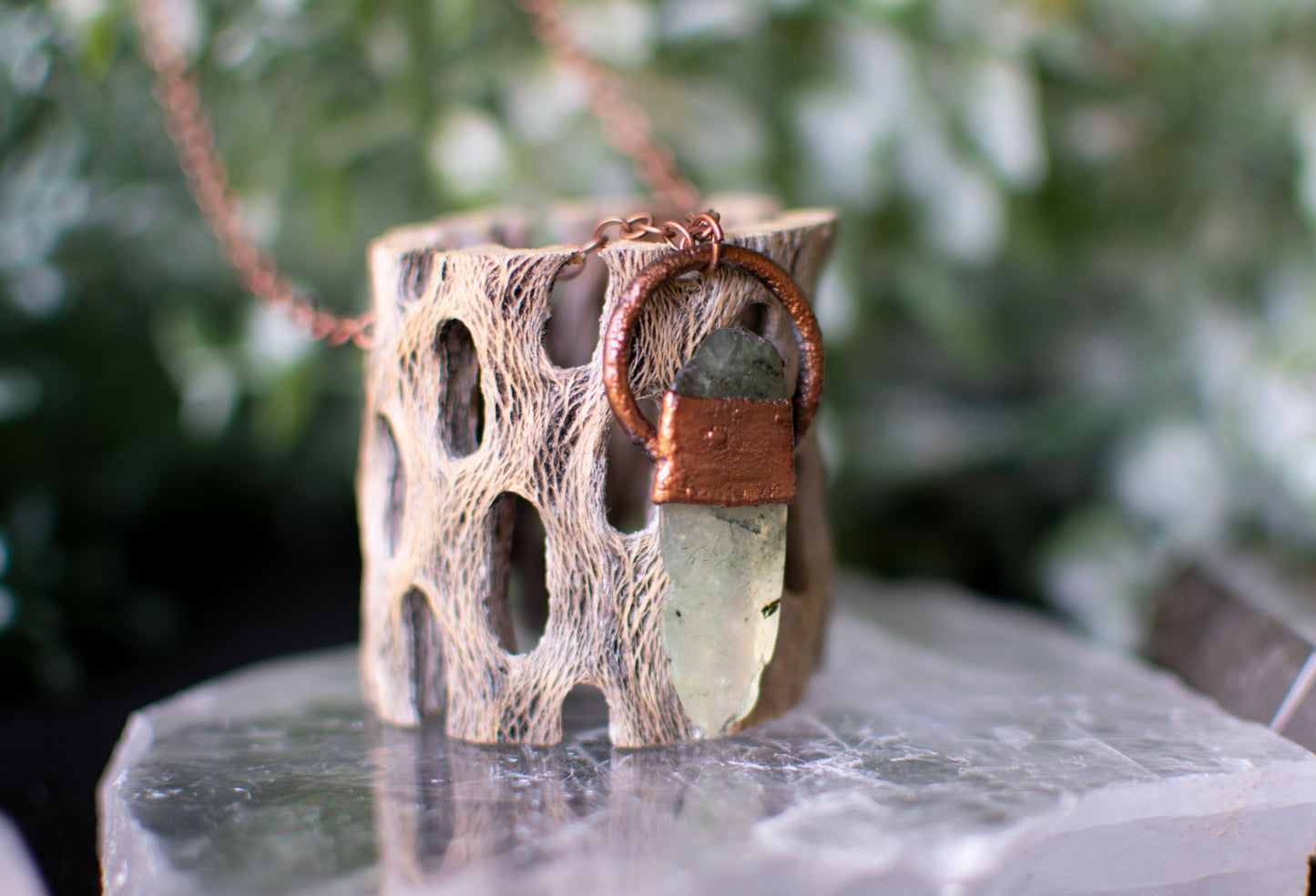 Prehnite Pendant