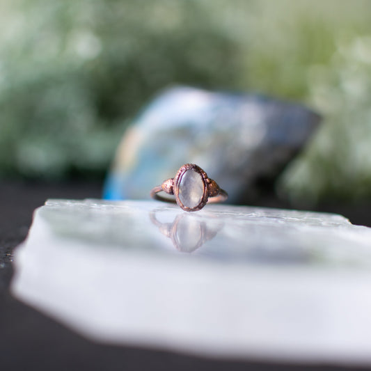 Labradorite Oval Ring