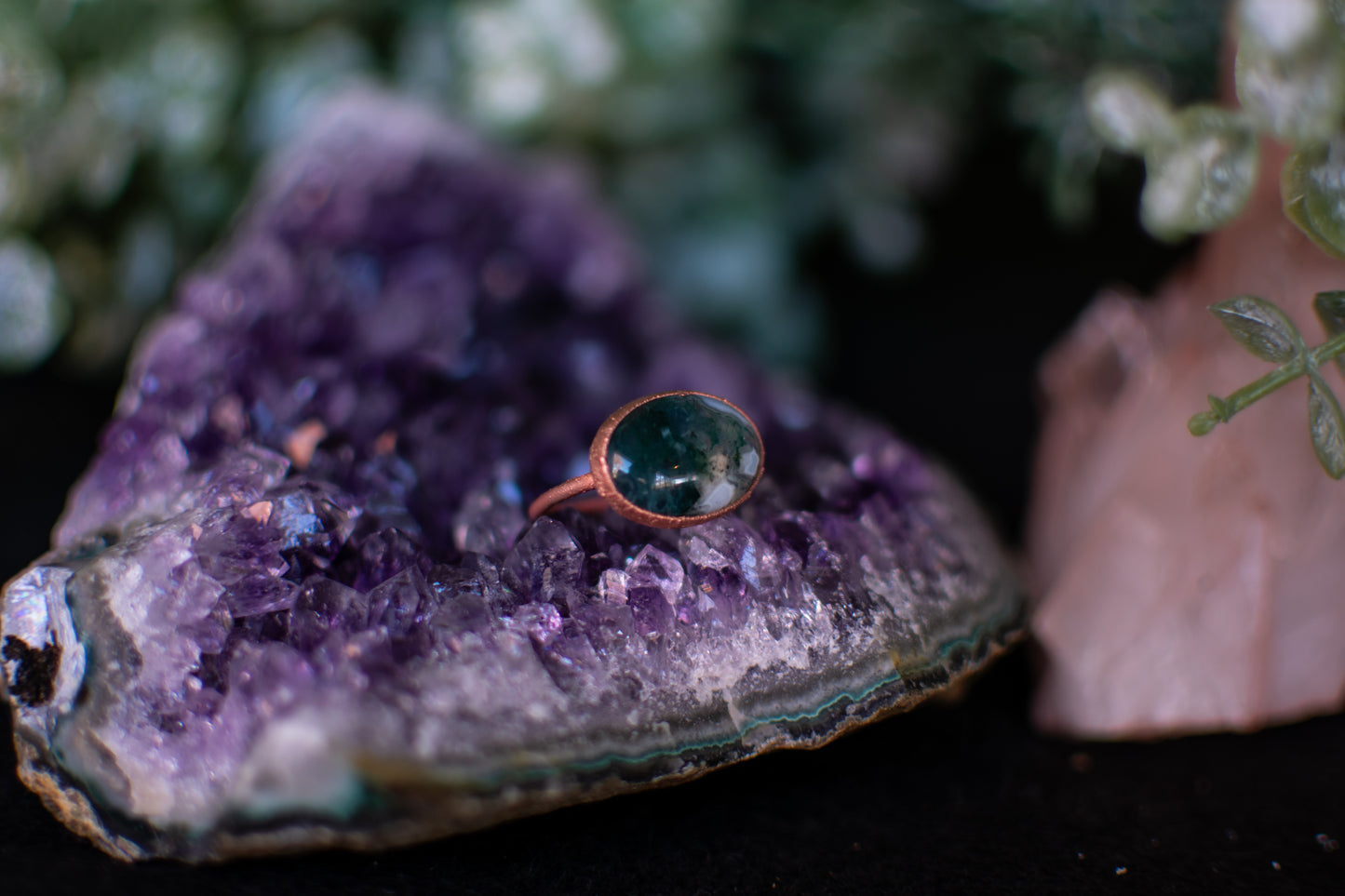 Moss Agate- Size 7