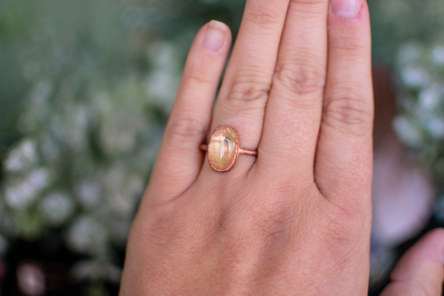 Golden Rutile Quartz- Size 8