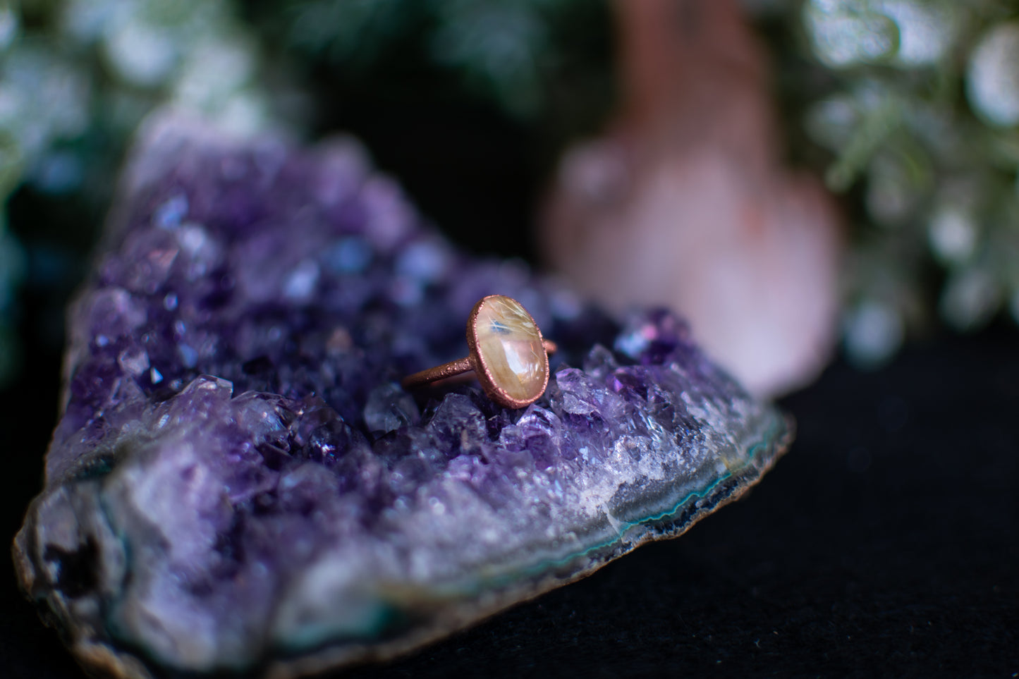 Golden Rutile Quartz- Size 8