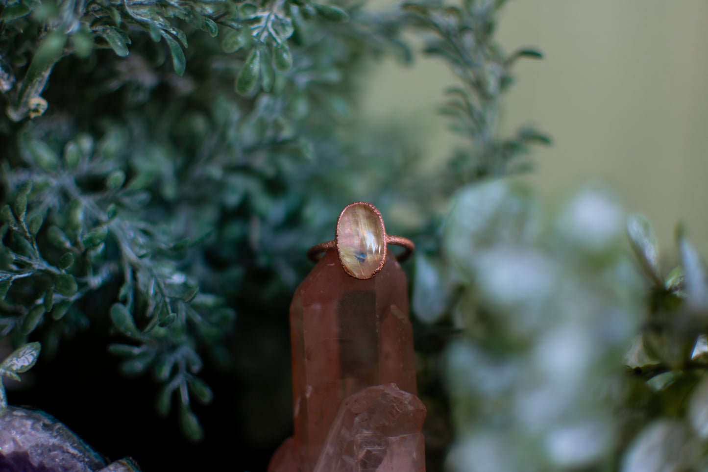 Golden Rutile Quartz- Size 8