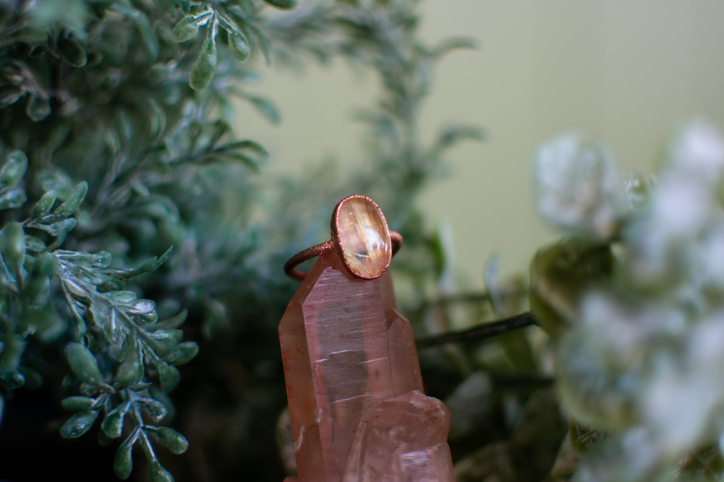 Golden Rutile Quartz- Size 8