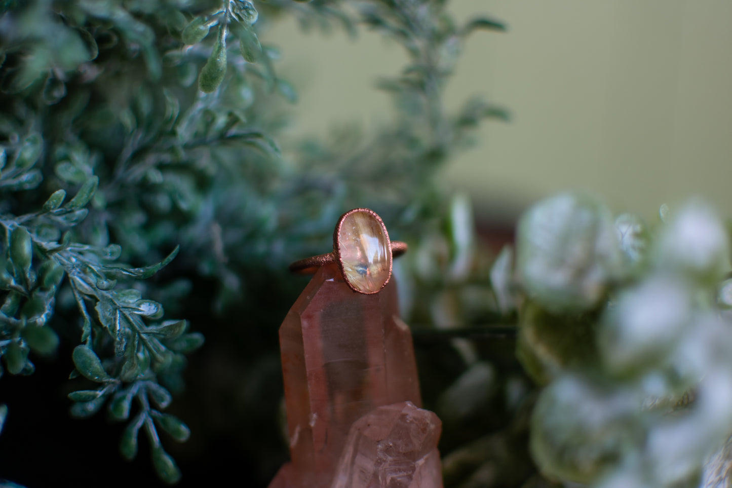 Golden Rutile Quartz- Size 8